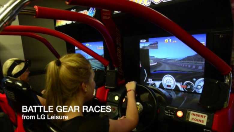 Battle Gear Races video simulator game from LG Leisure
